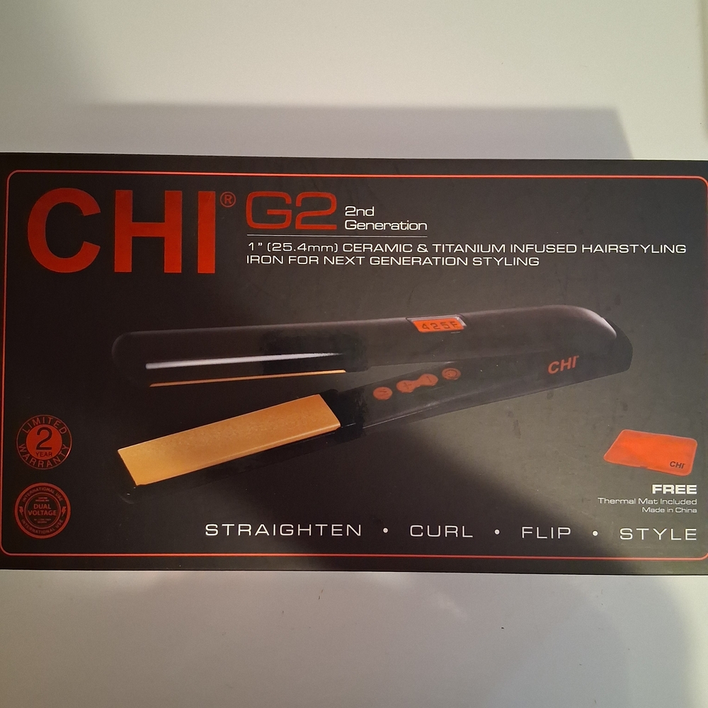 CHI G2 Black and Red Hair Straightener